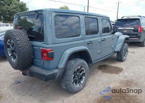 2024 Jeep Wrangler 4Xe Rubicon X 4Xe z USA, uszkodzony, nr VIN 1C4RJXR66RW215901